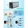 Double Din Car Stereo Compatible with Wireless Apple Carplay, Android