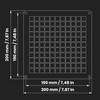 Repa Market 8" x 8" Inch Galvanized Steel Rectangular Crawl