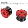 1 Pair NAB Hub Adapters Professional Polished Aluminum Reel to