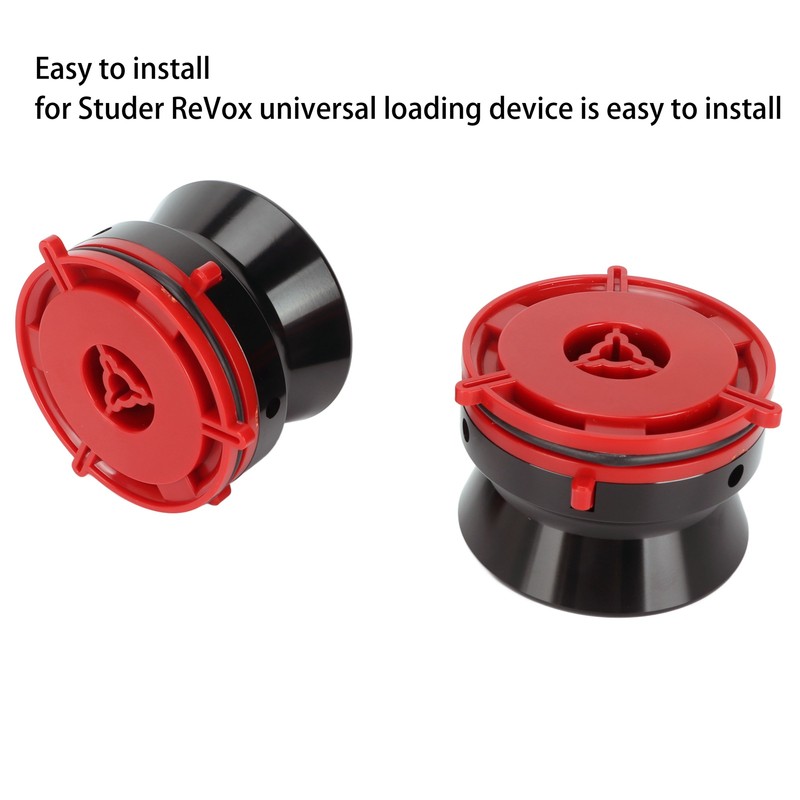 1 Pair NAB Hub Adapters Professional Polished Aluminum Reel to