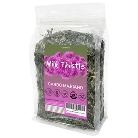 Milk Thistle Tea Loose Leaf, Cardo Mariano Milk Thistle Dried Herb 7oz
