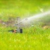 2Pcs Zinc Alloy Heavy Duty Stainless Steel Rotating Sprinkler，Adjustable 360