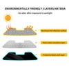 Windshield Sun Shade Compatible with 2024 Jeep Wrangler JL 2/4