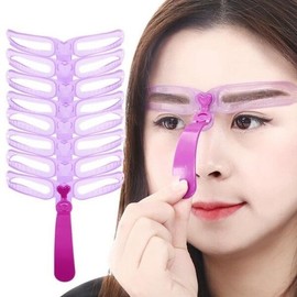 Easy Eyebrow Drawing Guide: 8 Types of Eyebrow Stencils / 손쉬운눈썹그리기가이드눈썹틀8종