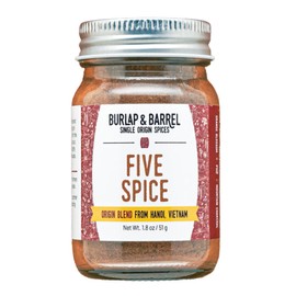 Burlap & Barrel Five Spice - As Seen on Shark Tank - Warm, Slightly Spicy, Aromatic - Vietnamese Five Spice, 5 Spice - 1.8 oz Glass Jar