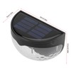 4Pcs Solar Powered LED Lights Outdoor Courtyard Waterproof Wall Mounted