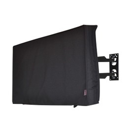 BroilPro Accessories 72" Outdoor TV Cover, Black Waterproof Universal Protector for 75"-78'' LCD, LED, Plasma Television Sets - Compatible with Standard Mounts and Stands.