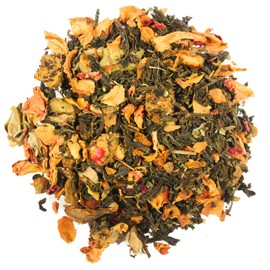 Nelson's Tea - Cinnamon Apple Orange - Loose Leaf Tea - Black tea, orange peel, cinnamon chips, apple pieces, and rose petals. - 2 oz