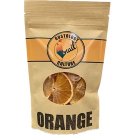 Gustology Premium Dehydrated Orange Slices | Elevated Cocktail Garnish | Dried Orange Wheels | Natural Fruit | Hand Crafted Dehydrated Fruit Garnish