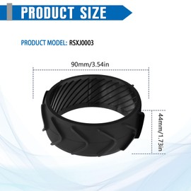 JAMSSOW Wheel Protector XL Compatible with Worx Landroid Front Wheel Profile Raising Cover M500, M700, S300, M1000, M500 Plus, M700 Plus, L800, L1000, Worx Landroid Accessories, Profile Raise and