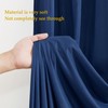 Navy Blue Backdrop Curtain Panels, Wrinkle Free Navy Blue Photo