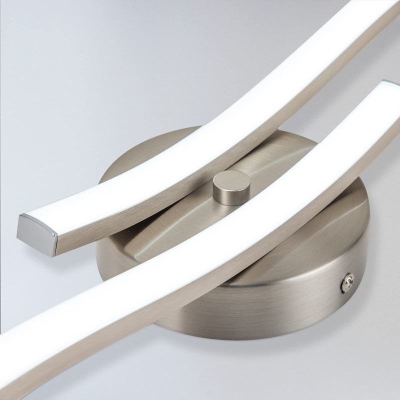 EDISLIVE Modern Dimmable LED Ceiling Light Curved 2 Light 22.5