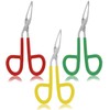 3 Pcs Scissors Shaped Eyebrow Tweezers Clip with Easy Scissor