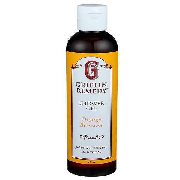 Griffin Remedy, Orange Blossom Shower Gel with MSM, 8 Ounce