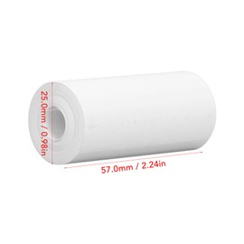 CYTGOUPER 10 Rolls 57x 25 mm Thermal Paper,Tonerless Camera Refill Paper,Without BPA Mini Printer Paper for Cash Registers Thermal Printers Cameras Labeling Machines