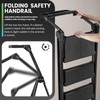 XinSunho 4 Step Ladder, Foldable Handrail & Tool Tray Stool