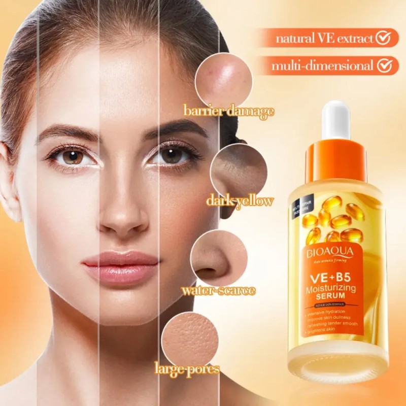 Serum Hidratante Ve B5 Antiarrugas Reduce Poros Bioaqua