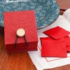Grospe Traditional Chinese Lipstick, 12 PCS Makeup Rouge Lipstick Papers,