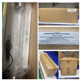 Ultraviolet Germicidal Lamp, 72w UV+Ozone Light for Whole Room, Three-Step Timing Remote Control, Blue Light,for Home/Office/School