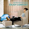 YEMYHOM Ottoman Cover Latest Jacquard Design High Stretch Folding Storage