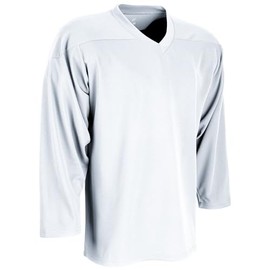 CHAMPRO Standard Faceoff Adult Hockey Jersey, White, Goalie