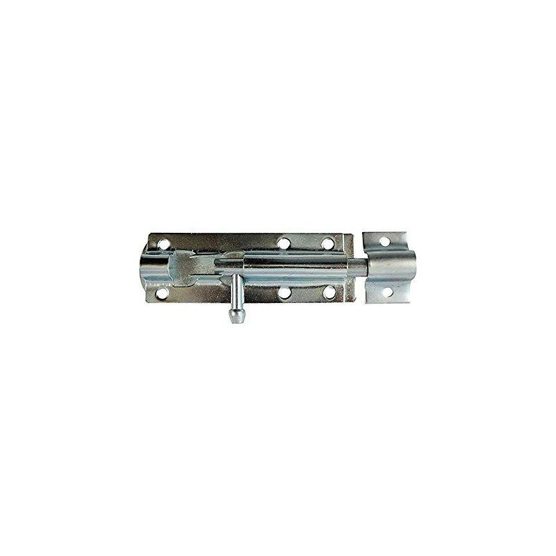 TIMCO Straight Tower Bolt - Zinc - 8" - Great