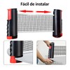 YOU ER MEI Red de Ping Pong, Raquetas y Pelotas