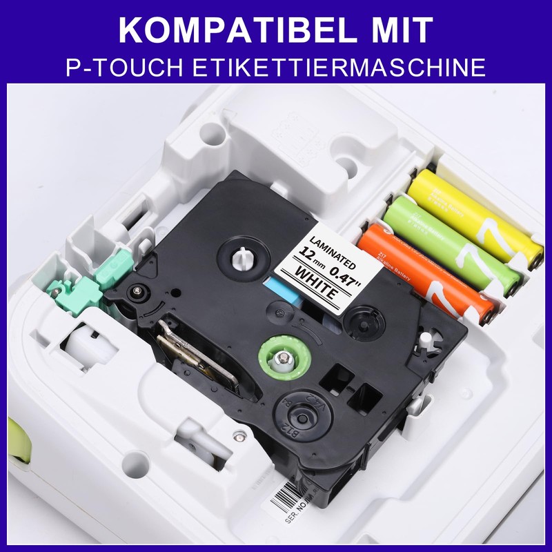 3x Replace Brother P-Touch TZe Tape