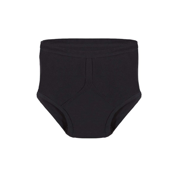 Men's Absorbent Plus Brief - 400mls Absorbency - Black and