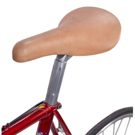 Gusti Sean Y. Leather Bicycle Saddle Retro Design Soft Saddle City Bike Road Bike Trekking Bike MTB Brown