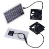 2.5W Solar Panel Fan Solar Pet Exhaust Air Flowing Fan