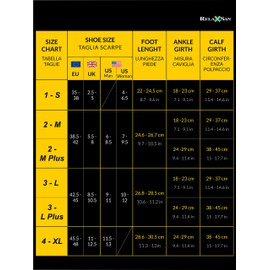 Relaxsan 800 Sport Socks (Black/Green, 2L) – High performance graduated compression socks Dryarn fibre