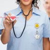 Silverora Nurse's Watch with Clip Nurse Watches Cartoon Smile Face