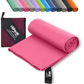 HiiPeak Microfibre Towel Compact and Lightweight Microfibre Towels Fitness Quick-Drying Microfibre Bath Towel Absorbent Sports Towel Gym Swimming and Gym Towel
