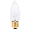Satco A3631 130V Medium Base 25-Watt B11 Light Bulb, Clear