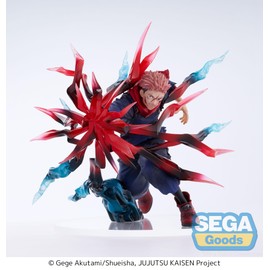SEGA -Luminasta Jujutsu Kaisen Yuji Itadori Black Flash Figure