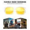 Pro Acme Polarised Men's Sunglasses, Oversized Space Over Glasses Shades