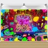 3x5ft 90s Birthday Backdrop, Happy Birthday Decoration Background, Cute Retro