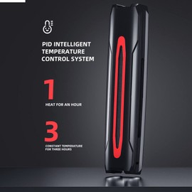 Zhjvihx Calentador de Acuario, 100W/200W/300W/500W/800W/1000W/1200W 61-93°F Calentador Automático de Tanque de Peces de Temperatura Constante con Controlador de Termostato para Agua Dulce (200W)