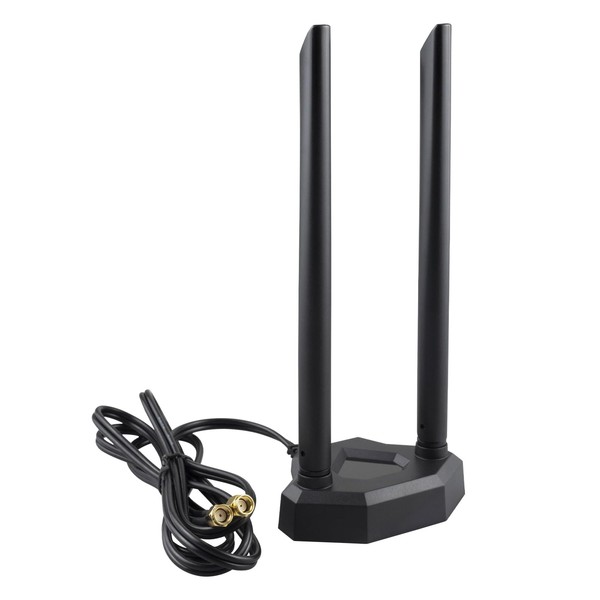 BOOBRIE OmniDirectional 2.4GHz/5.8GHz WiFi Bluetooth Antenna Powerful Magnetic Base with 200 cm Extension Cable