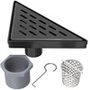 Hydroware Triangle Shower Drain - Stainless Steel Triangular Shower Floor