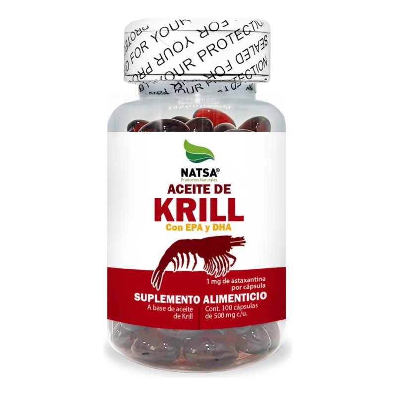 Aceite De Krill, 100 Softgels, Rico en Omega 3, Antioxidantes