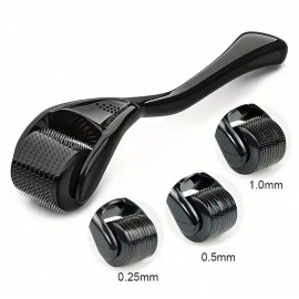 Unbranded Beard Derma Roller For Hair Loss Beard Growth 0.25MM Titanium Derma Roller micro