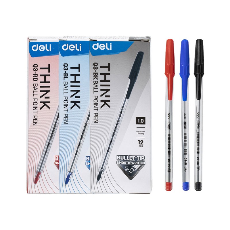 Delhi Cap type ballpoint oil-based ballpoint pen cap type 1.0mm