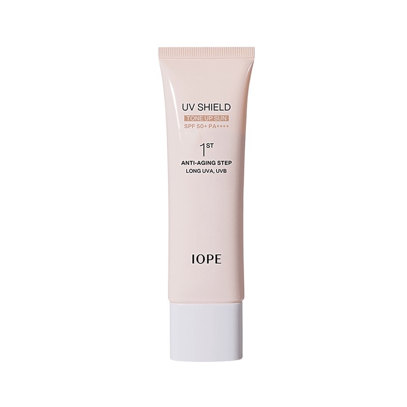 IOPE 아이오페 UV 쉴드 톤업 선 50ml×1개 매끈결광 IOPE UV