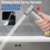 Operitacx Sink Sprayer with Hose, Universal Pull Out 304 Stainless