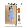 McCall's Misses' Knotted Shirt Dress Sewing Pattern Kit, Design Code
