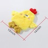 Tamu style Dog Chicken Crinkle Toy, Plush Squeaky 14 Inches,