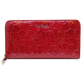 Pierre Cardin Women's Purse, Women's Wallet, Girls, Beautiful, Large, Spacious, Faux Leather, Gift, Purse with Coin Compartment, Money Holder, Leather, Women's Purse, Girls, Faux Leather, red, Elegant