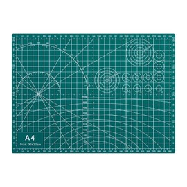 Akkerds A3 Cutter Mat, Green Crafting Supplies, Double-sided, 11.8 x 8.7 inches (30 x 22 cm), Cutting Mat, For Home Use, Commercial Use, Work Bench, DIY Cutter, Crafts, Stationery, Cutting